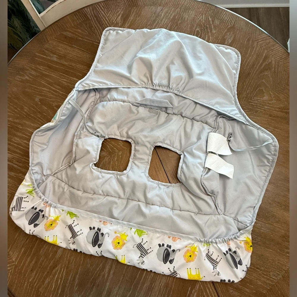 Kids Safari-Themed Shopping cart seat Cover